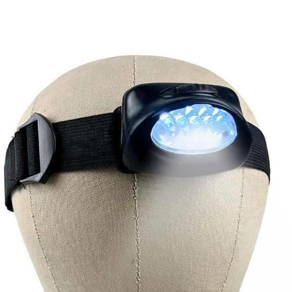 GLOW PRO Scurry Dual Function 5 LED Head-Worn Light  Versatile Attachment: Strap & Magnetic  Bright & Safe Illumination  Ideal for Outdoors & Work