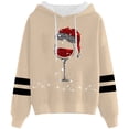thumbnail image 1 of WILLBEST Sudadera con Capucha Sudadera con Capucha y Cordón con Estampado Navideño Informal para Mujer Grande, 1 of 3
