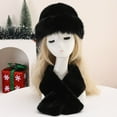 thumbnail image 5 of Eosunjian High-quality Hat Scarf Winter Fuzzy Hat Scarf Set for Women Faux Fur Collar Wrap Scarf Thickened Plush Warm for Weather Soft Comfortable Accessories, 5 of 8