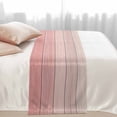thumbnail image 2 of Gradient Pink Bed Runner for Cal King Size Bed, Wood Grain Abstract Striped Vintage Simple Soft Bedding Scarf Bedding Protector Slipcover Sofa Throw for Bedroom Hotel Guesthouse, 2 of 8