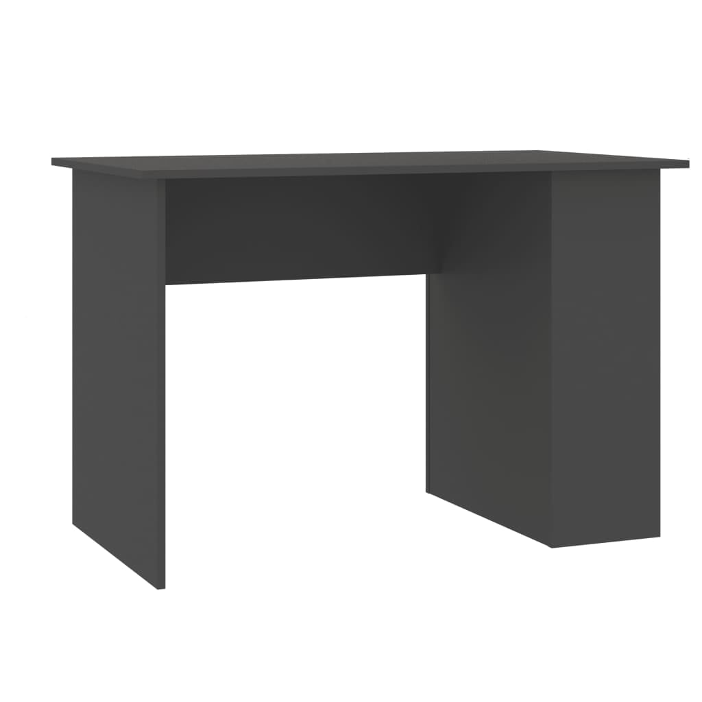 Kepooman Modern Computer Desk, Small Writing Desk with Two Storage Shelves for Bedroom, Dark Gray Kepooman Modern Computer Desk, Small Writing Desk with Two Storage Shelves for Bedroom, Dark Gray