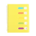 thumbnail image 1 of Side-spiral Notebooks Thicken Notepad Category Notepad Students Stationery for Diary Journal Travel (B5 Large Size Yellow), 1 of 7