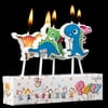 5Pcs/Pack Dinosaur Candles Craft Candles Children's Birthday Party Cake Candle