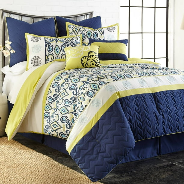 Lyla King Comforter Set, 8 Piece