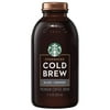Starbucks Cold Brew Coffee, Black Unsweetened, 11 oz Glass Bottles