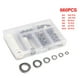 thumbnail image 3 of Las Juntas De Acero Inoxidable De 660 Piezas Incluyen M3 / M4 / M5 / M6 / M8 / M10 Juego De Arandelas Planas Gruesas De 6 Tamaños Con Caja De Almacenamiento Para Tienda De Fábrica En Casa Advancent  TO001546-00, 3 of 7