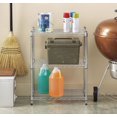 thumbnail image 4 of Whitmor Supreme Small 3-Tier Shelving Unit, Compact Metal Storage Organizer for Kitchen, Bathroom and Office, Chromed Steel, 4 of 5