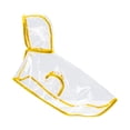 thumbnail image 2 of Clear Poncho Rain, Hooded Dog Raincoat Poncho, EVA Waterproof Dog Rain Coat for Small Medium Dogs Walking Outdoor Outing, 2 of 4