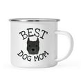 thumbnail image 1 of Koyal Wholesale Best Dog Mom Stainless Steel Campfire Mug American Pitbull, Dog Graphic, 1 of 4