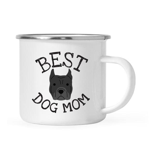 Koyal Wholesale Best Dog Mom Stainless Steel Campfire Mug American Pitbull, Dog Graphic
