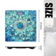 thumbnail image 2 of High Precision Body Weight Scale Smart Bathroom Scales with Large LCD Display(400lbs),Decorative for Bedroom-Mandala Of Peacock Feathers In Shades Of Blue And Gold, 2 of 4