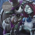 thumbnail image 3 of Goofa The Nightmare Before Christmas Pattern Shower Curtain - Fancy Bathroom Shower Curtain Sets - Waterproof Shower Curtain with Hooks with 12 Plastic Hooks 72x72 Inches, 3 of 5