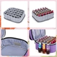 thumbnail image 4 of LUXJA Estuche de transporte para esmalte de uñas - Capacidad para 30 botellas (15 ml - 0,5 fl.oz), organizador de doble capa para esmalte de uñas y juego de manicura, morado (solo bolsa), 4 of 5