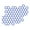 Blue, variant on Shipiny Honeycomb Car Sticker for Scooter and Motorcycle, Personalized Modification Taillight Decal, Fashionable Decorative Car Sticker for Vehicle Appearance Upgrade and DIY Decoration, White
