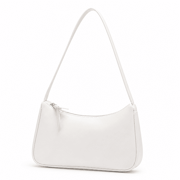 ELORIAH 2026 New White Purse Vintage Versatile Shoulder Bag for Women Elegant White Purses with Ample Storage,For Casual Outings,Parties,Work,Evening Events,Travel