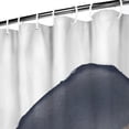 thumbnail image 3 of Blue Boho Abstract and Plant Pattern Shower Curtain 84"x72" ,Bathroom Decorative Shower Curtains Set with 12 Hooks,Modern Waterproof Washable Shower Curtain, 3 of 6