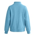 thumbnail image 5 of GUACER Mock Neck Sweatshirts for Women Oversized Soft Long Sleeve Casual Pullover Tops, 5 of 8
