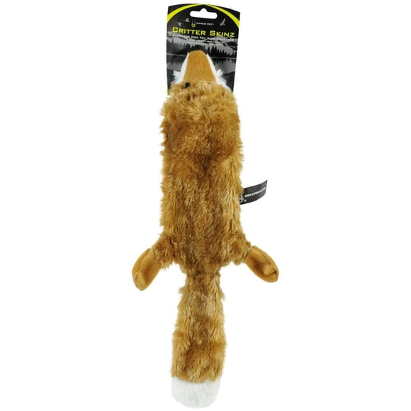 Juguete de Peluche Hyper Pet Critter Skinz Zorro con Chirriador Grande para Perro
