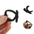 thumbnail image 2 of Unique Bargains 10 Pcs Elegant Bow Scrunchies Hair Elastic Band black, 2 of 5