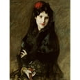 thumbnail image 2 of Chase, William Merritt 25x32 White Modern Wood Framed Museum Art Print Titled - Mrs. Chase In Spanish Costume, 2 of 4