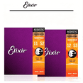 thumbnail image 3 of *6 SETS ELIXIR 16052 NANOWEB ACOUSTIC GUITAR STRINGS LIGHT 12-53 PHOSPHOR BRONZE, 3 of 7
