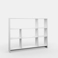 thumbnail image 5 of Ada Home Decor Furniture 3 Tier Open Shelf White Lavina Modern Bookcase, 5 of 7