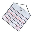 thumbnail image 2 of Monthly Calendar, Simple Appearance Small Grid Wall Hanging Pocket Calendar  for Living Room 44x42cm, 2 of 8