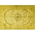 thumbnail image 1 of Ahgly Company Indoor Rectangle Persian Yellow Traditional Area Rugs, 4' x 6', 1 of 4