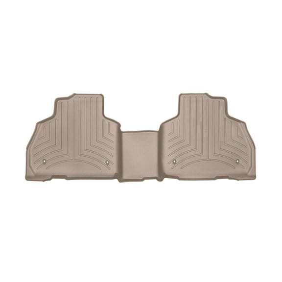 WeatherTech Custom Fit FloorLiners compatible with BMW X7 M50i, X7 50i, ALPINA XB7, X7 M60i, X7 40i - 2nd Row, Tan