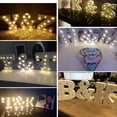 thumbnail image 3 of LINLIN LED Alphabet Lights, Decorative Letters Lights Wooden Alphabet with Battery Operated LED Lights for Home, Living Room, Birthday Wedding Party Decor, 3 of 5