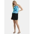 thumbnail image 2 of Time and Tru Women's and Women's Plus High Waist Swim Skirt with UPF30+, Sizes XS-3X, 2 of 5