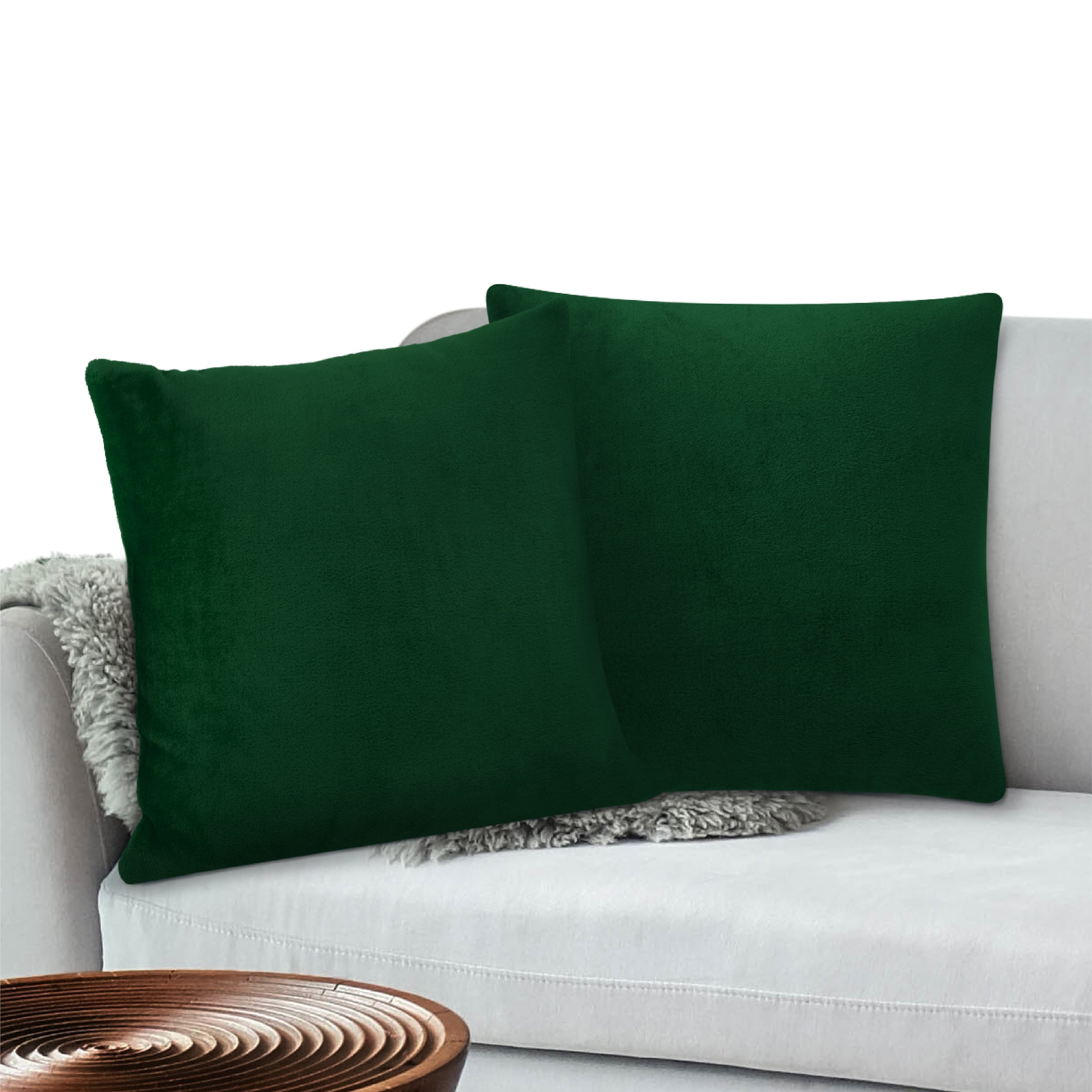 New 1PC Home Decor Velvet Cushion Cover Pillow Case Square Solid Sofa Square
