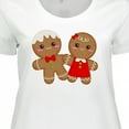 thumbnail image 4 of Inktastic Gingerbread Couple Women's Plus Size T-Shirt, 4 of 5