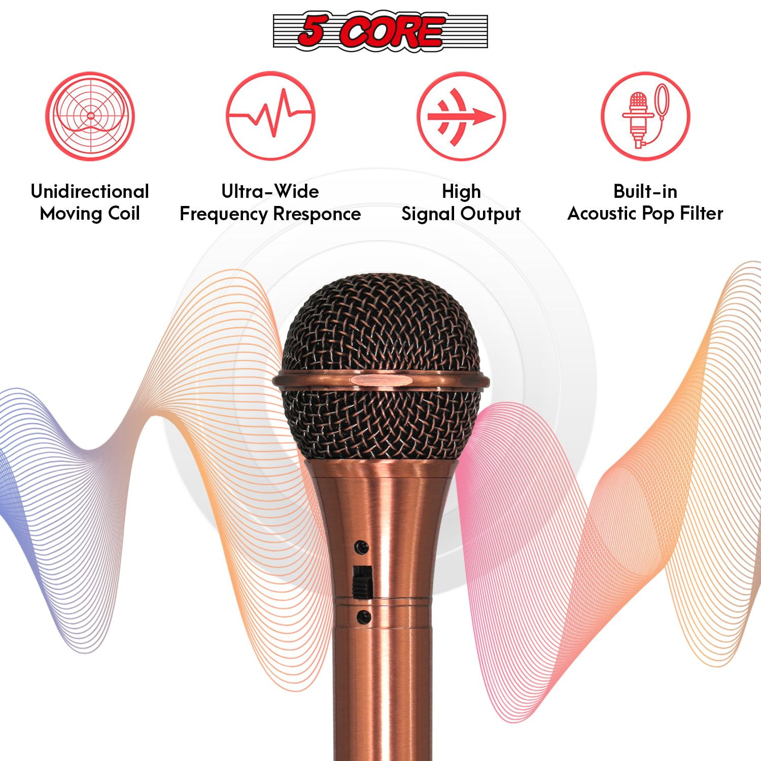 XLR Microphone Dynamic Mic Karaoke Singing Studio Microfono Handheld Mics