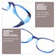 thumbnail image 5 of WORGEOUS Gafas profesionales para niños con protección contra rayos azules, gafas para niños, gafas prácticas para niños, 5 of 8