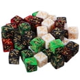 thumbnail image 2 of MasteelfCA 48 Pcs Math Gaming Dice Dices Counter Dice Token Dices Acrylic Counter Die, 2 of 8