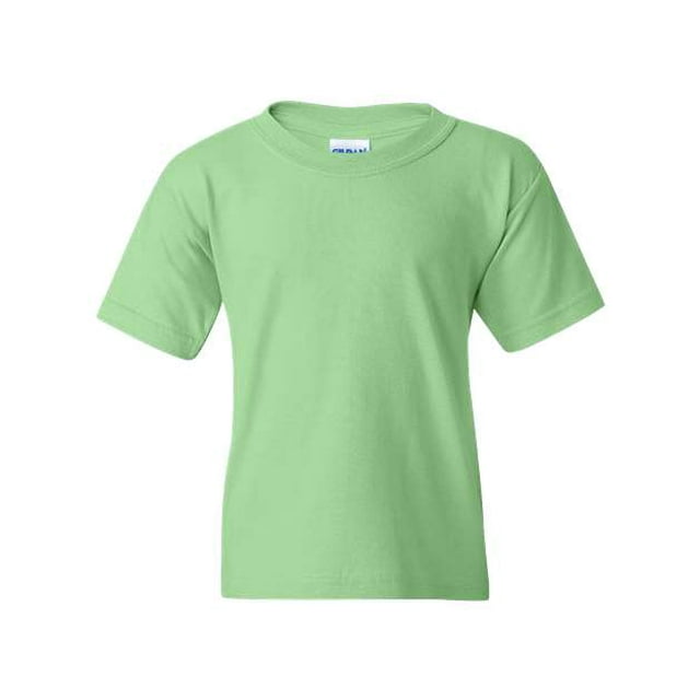 Gildan Youth Heavy Cotton 100% Camiseta de algodón 20F Mint Green XL Gildan 5000B
