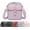 Purple, variant on Small Crossbody Bags for Women, Double Layer Large Capacity Messenger Bag,Retro Faux Leather Built in Purse Anti Theft