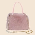 thumbnail image 4 of Ozmmyan Womens Fall Bags Fuzzy Plush Crossbody Handbag Warm Fluffy Shoulder Purse Winter, 4 of 4