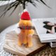 thumbnail image 5 of 3 sets Botellas de jugo vacías de Navidad con decoración de sombrero y bufanda Jugues Gingerbread Man Bottle, 5 of 6