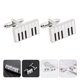 thumbnail image 1 of unbranded 1Par Cufflinks De Aleación Con Piano Para Formal, 1 of 8