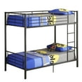 thumbnail image 1 of Pemberly Row Twin over Twin Metal Bunk Bed in Black, 1 of 6