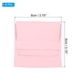 thumbnail image 2 of Uxcell 8x8cm Jewelry Pouches with Band, 8 Pack Microfiber Portable Soft Storage Bags Packaging, Pink, 2 of 7