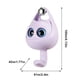 thumbnail image 2 of Ganchos adhesivos lindo guiño gato creativo impermeable toalla llavero blanco, 2 of 8