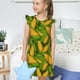 thumbnail image 4 of Fotbe Fresh Corn 1 Vestido de Dormir para Niñas de 3 a 10 Años, Mangas Cortas, Estilo Princesa, Pijama Camisón con Mangas Voladas-Large, 4 of 6