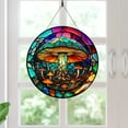 thumbnail image 4 of Christmas Savings Clearance! FELTREE Hanging Wreath, Colorful Circular Wall Decoration, Window Decoration, Festival Decorations, 16 * 16* 0.4cm, 4 of 4