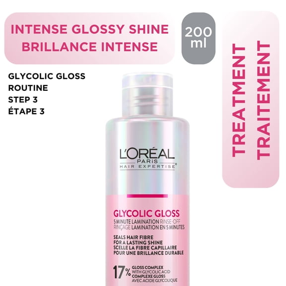 Traitement de lamination en 5 minutes Hair Expertise Glycolic Gloss, 200ml