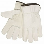 Mcr Safety Leather Gloves,Cream,2XL,PR 3211XXL