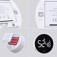 thumbnail image 4 of MIIIW MIIIW Magnetic LED Digital Timer with Adjustable Sound and Brightness, Rotating Design, NK5260 Model, 78.3X78.3X28mm, 76g, AAA Battery Powered, 4 of 7