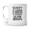 thumbnail image 2 of Thinking about my SILVER SERAPH Driver Coffee Tea Ceramic Mug Office Work Cup Gift 11oz, 2 of 3